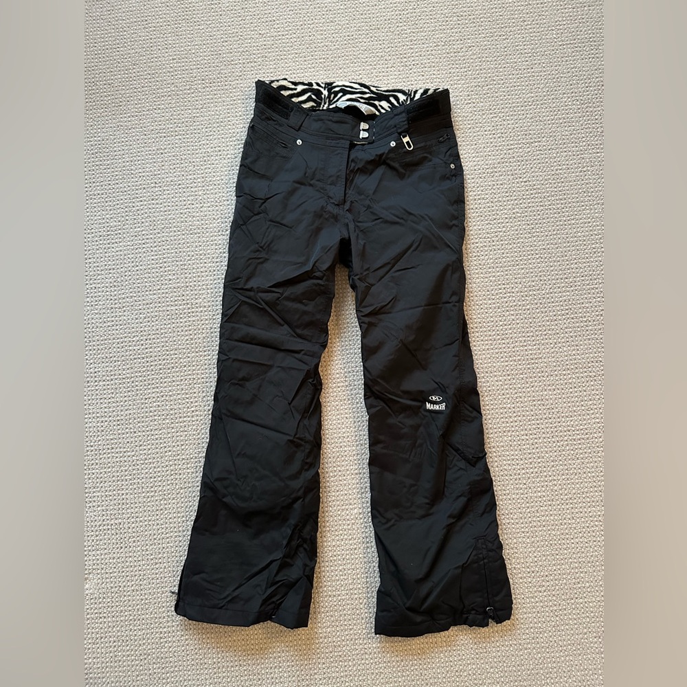 Marker Black Ski Pants